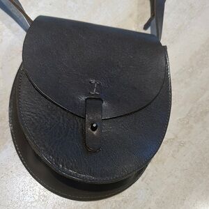 Lucky Brand Black Leather Crossbody Bag